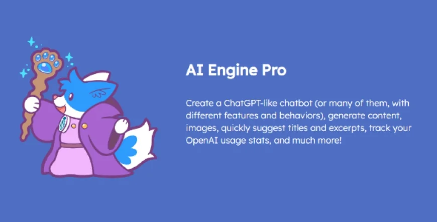 AI Engine Pro - ChatGPT Chatbot, GPT Content Generator, Custom Playground &amp; Features v3.1.2