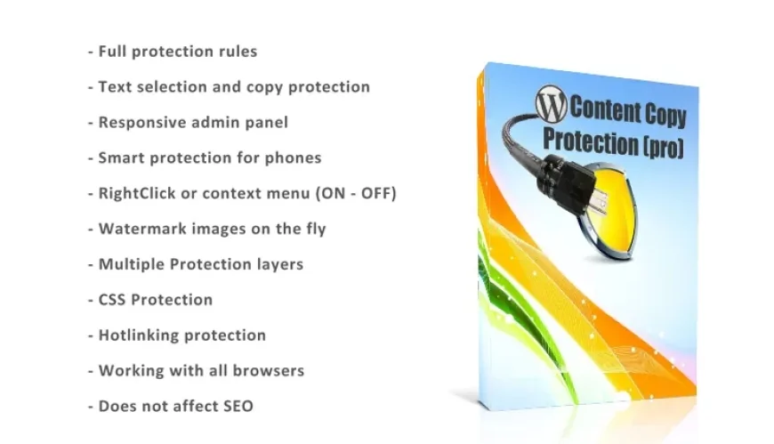 WP Content Copy Protection &amp; No Right Click Pro v16.9