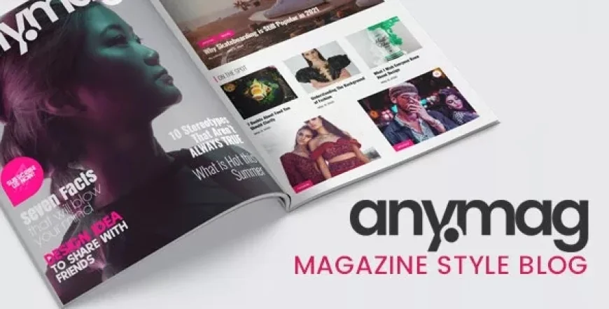 Anymag - Magazine Style WordPress Blog v2.9.7