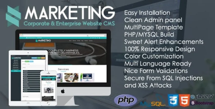 Marketing v1.2 - Corporate & Enterprise Website CMS