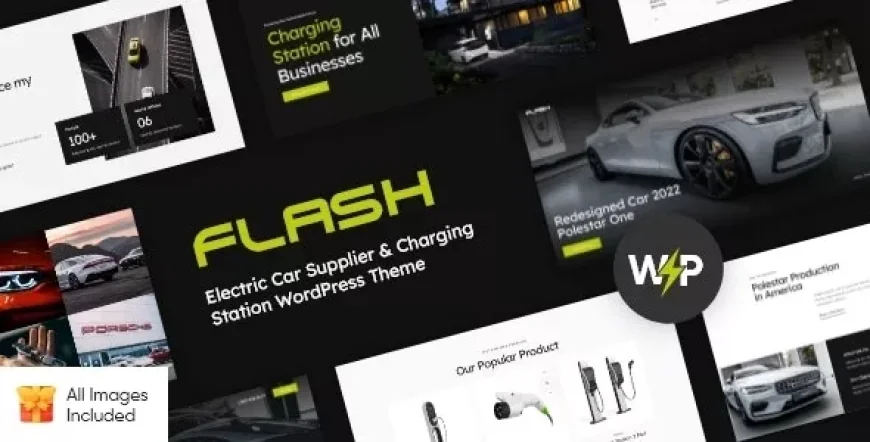 The Flash v1.12 - Electric Car Supplier &amp; Charging Station WordPress Theme