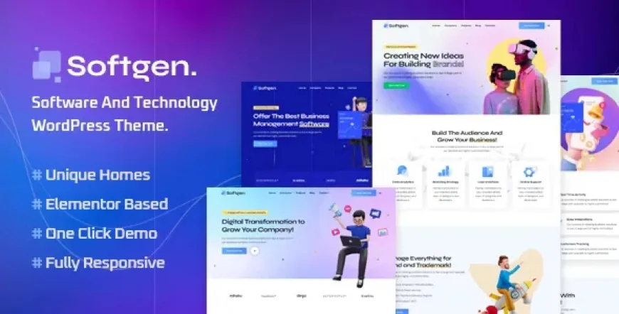 Softgen v1.0.1 - Software &amp; Technology WordPress Theme