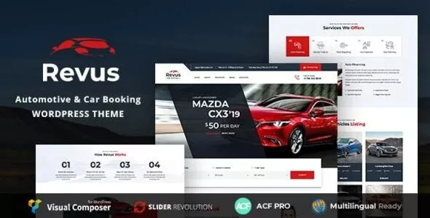 Revus v2.6.5 - Automotive &amp; Car Rental WordPress Theme
