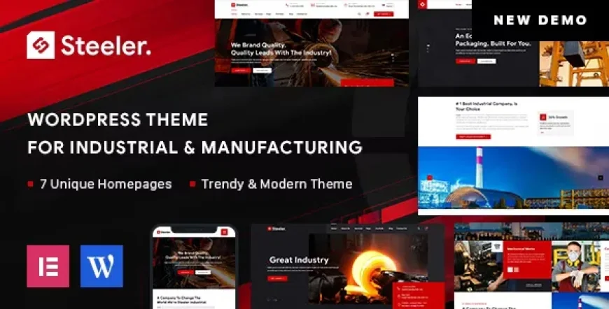 Steeler v3.0 - Industrial &amp; Manufacturing WordPress Theme