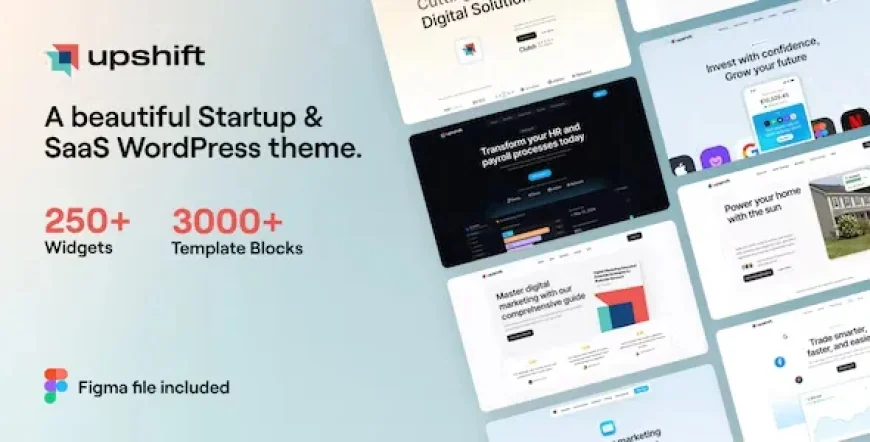 Upshift v1.0.1 - Startup &amp; SaaS WordPress Theme