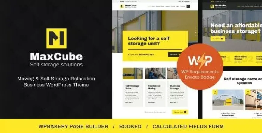 MaxCube - Moving &amp; Self Storage Relocation Business WordPress Theme v1.3.1