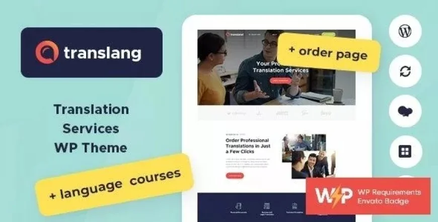 Translang v1.1.13 - Translation Services &amp; Language Courses WordPress Theme