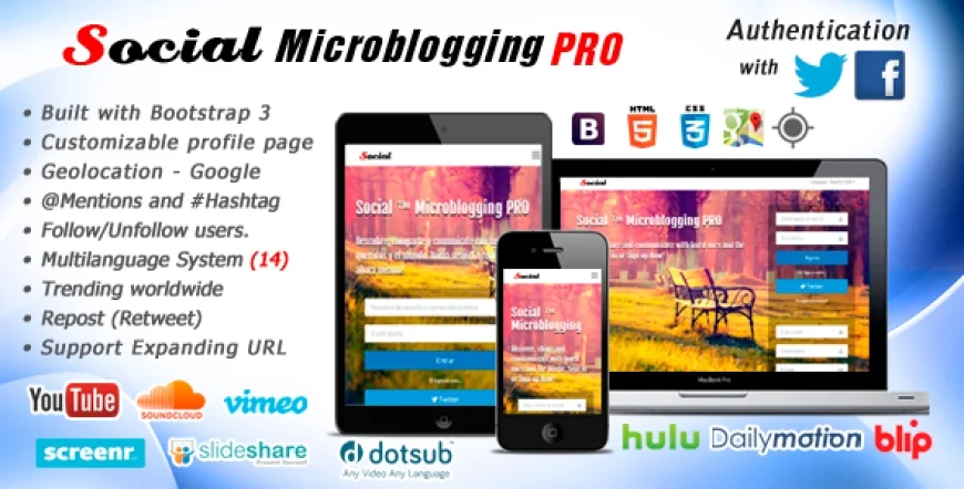 Social Microblogging PRO v1.7.1