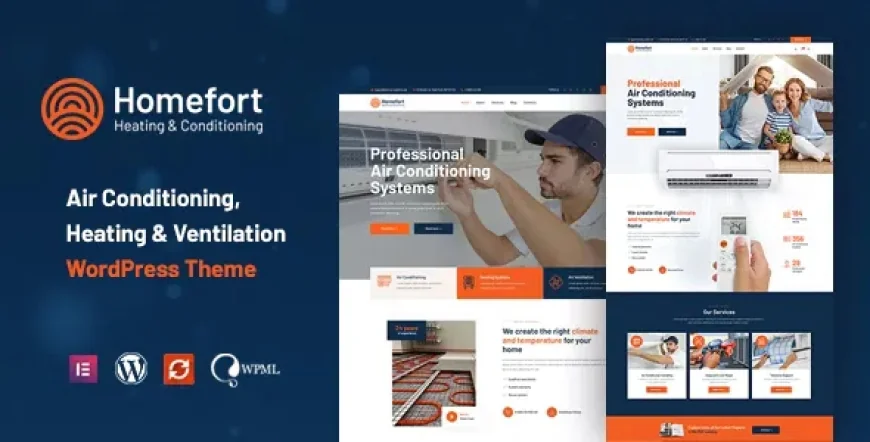 Homefort v1.1.4 - Air Conditioning &amp; Heating WordPress Theme + RTL