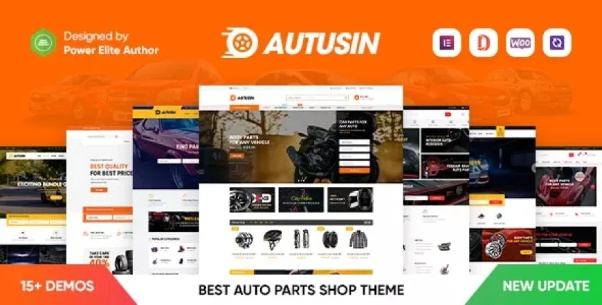 Autusin v2.8.5 - Auto Parts &amp; Car Accessories Shop Elementor WooCommerce WordPress Theme
