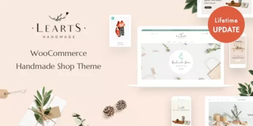 LeArts - Handmade Shop WooCommerce WordPress Theme v1.8.9