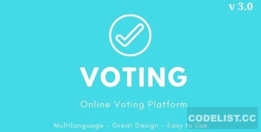 Voting v3.0 - Online Voting Platform