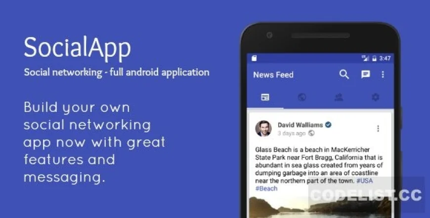SocialApp v2.0 - Full Android Application