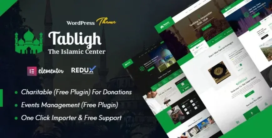 Tabligh v1.6 - Islamic Institute &amp; Mosque WordPress Theme + RTL