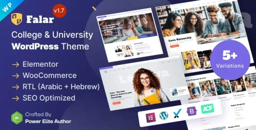 Falar - College University Elementor WordPress Theme v1.7.0