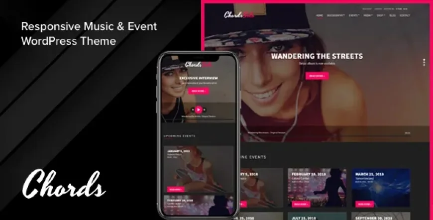 Chords - Music / Artist / Radio WordPress Theme v2.8.0