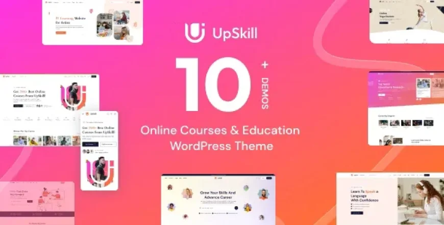 UpSkill - Education Online Courses LMS WordPress Theme v1.0