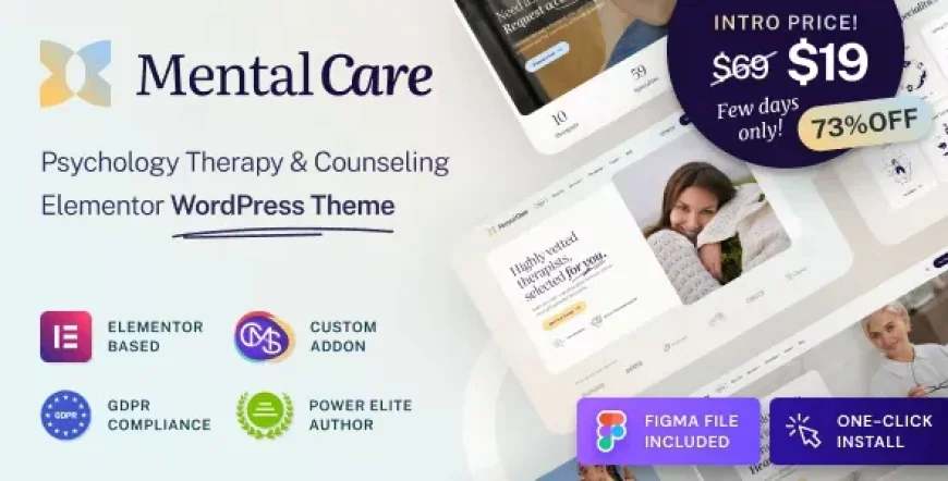 Mental Care v1.0.1 - Therapy &amp; Counseling Psychologist WordPress Theme