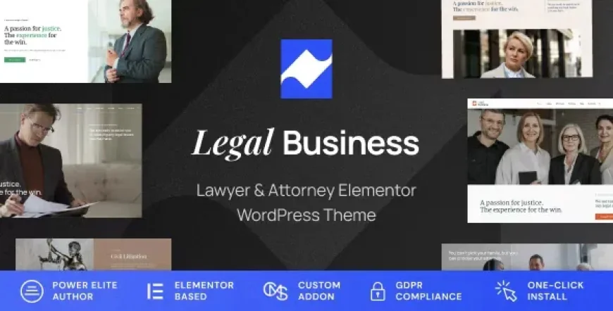 Legal Business - Attorney &amp; Lawyer WordPress Theme v1.0.6
