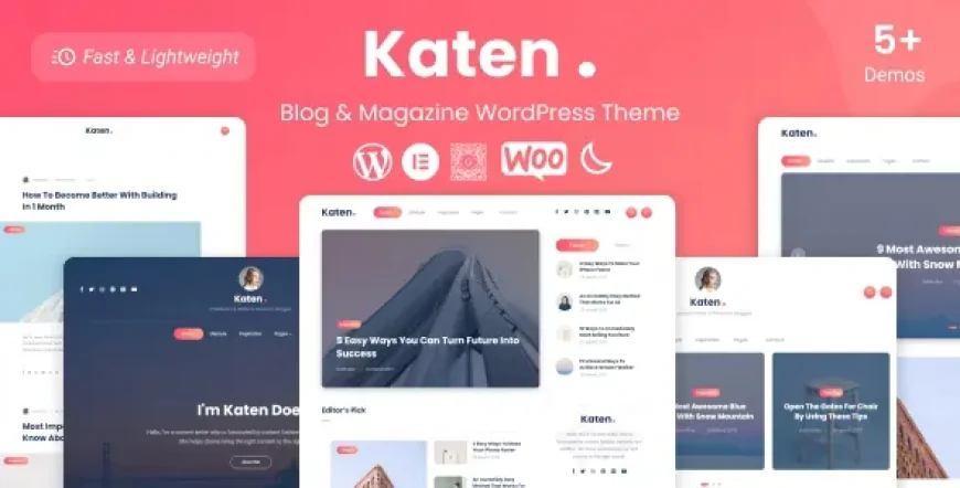 Katen - Blog &amp; Magazine WordPress Theme v1.1