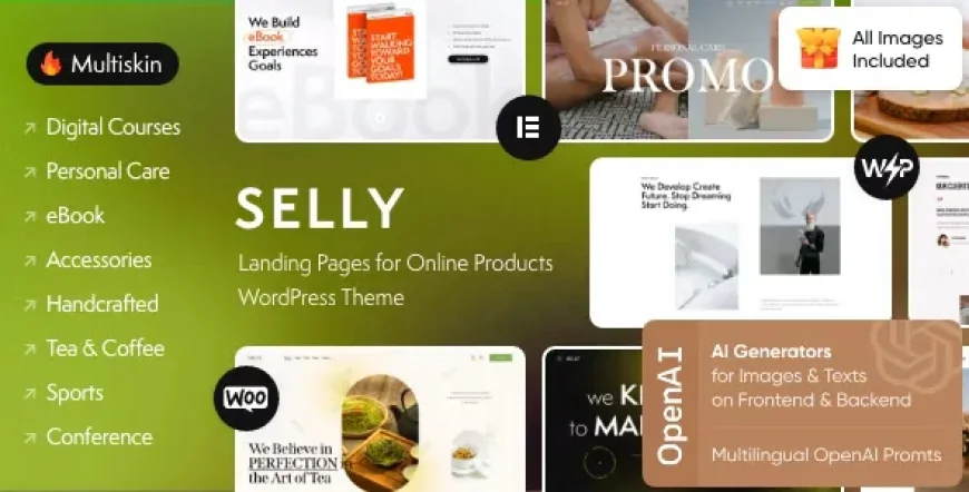 Selly - Marketing Landing Page WordPress Theme v1.2
