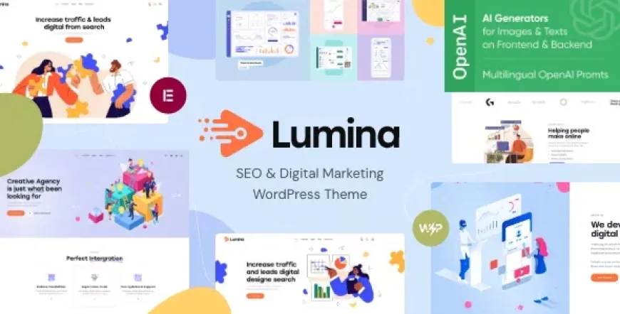 Lumina - Creative Agency WordPress Theme v1.3