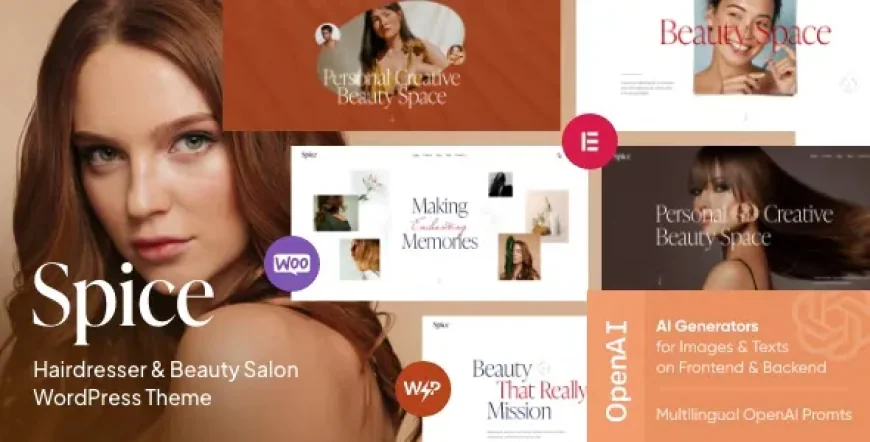 Spice - Beauty &amp; Hair Salon WordPress Theme v1.1
