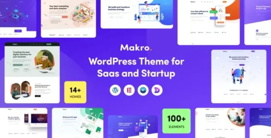 Makro - WordPress Theme for Saas &amp; Startup v1.2.9