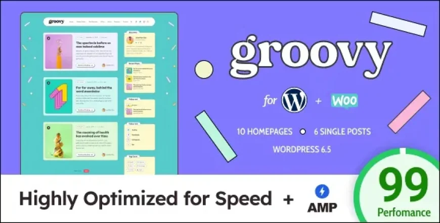Groovy - Modern &amp; Lightweight Blog for WordPress v2.3.0