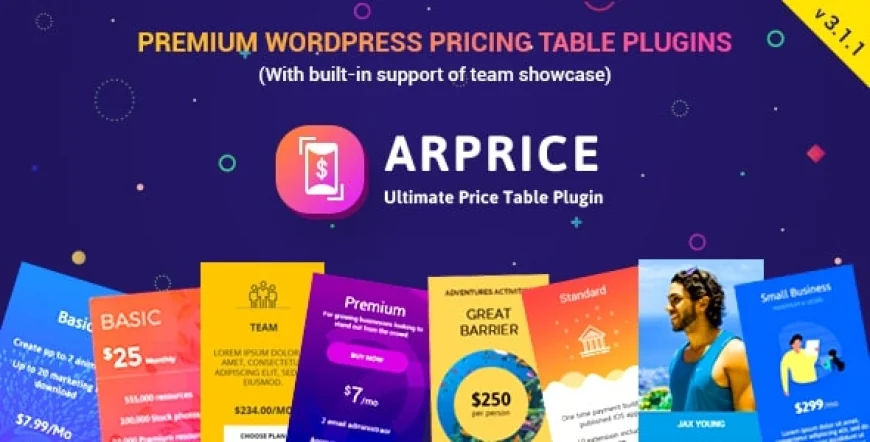 ARPrice v4.1.1 - Ultimate Compare Pricing table plugin