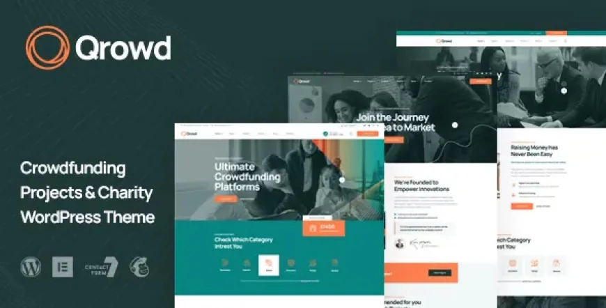 Qrowd - Crowdfunding Projects &amp; Charity WordPress Theme v1.2.0