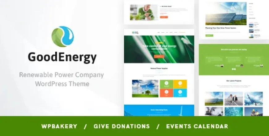 Good Energy - Ecology &amp; Renewable Power Company WordPress Theme v1.7.7