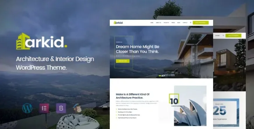 Arkid - Architecture and Interior Design WordPress Theme v2.0.1