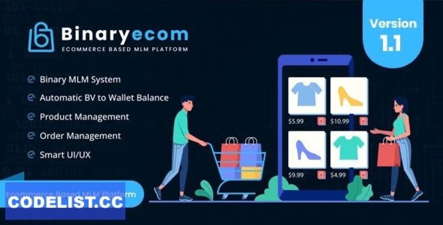 BinaryEcom v1.1 - Ecommerce Based MLM Platform - nulled
