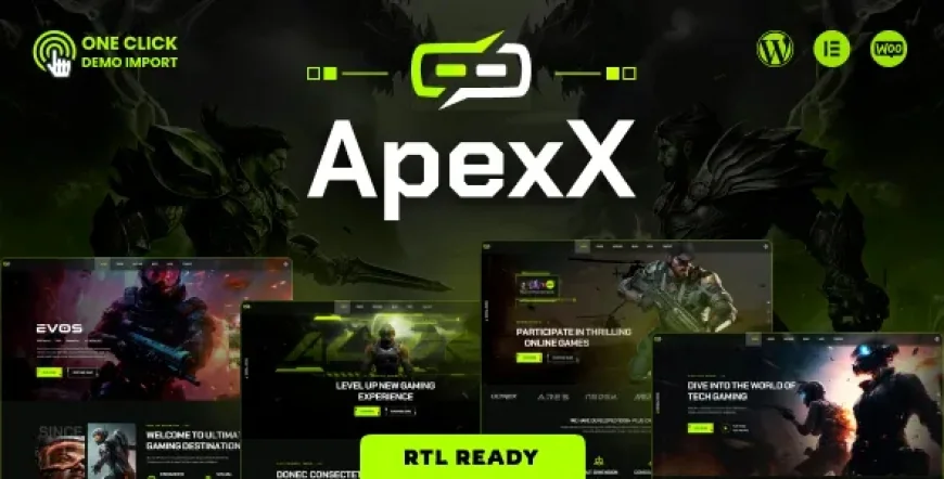 ApexX - Esports &amp; Gaming WordPress v1.0.1