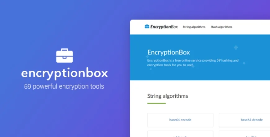 EncryptionBox - 59 Powerful Encryption Tools