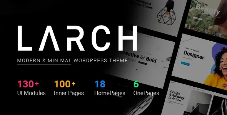 Larch - Responsive Minimal Multipurpose WordPress Theme v2.4