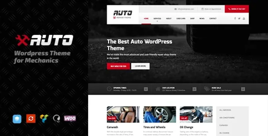 Auto - WordPress Theme for Mechanic, Car Dealers and Repair Shops v2.0.0