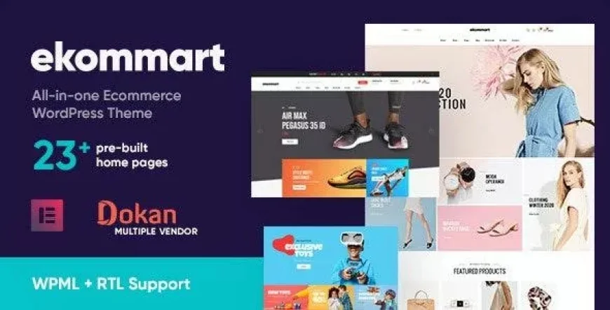 ekommart - All-in-one eCommerce WordPress Theme v4.1.6