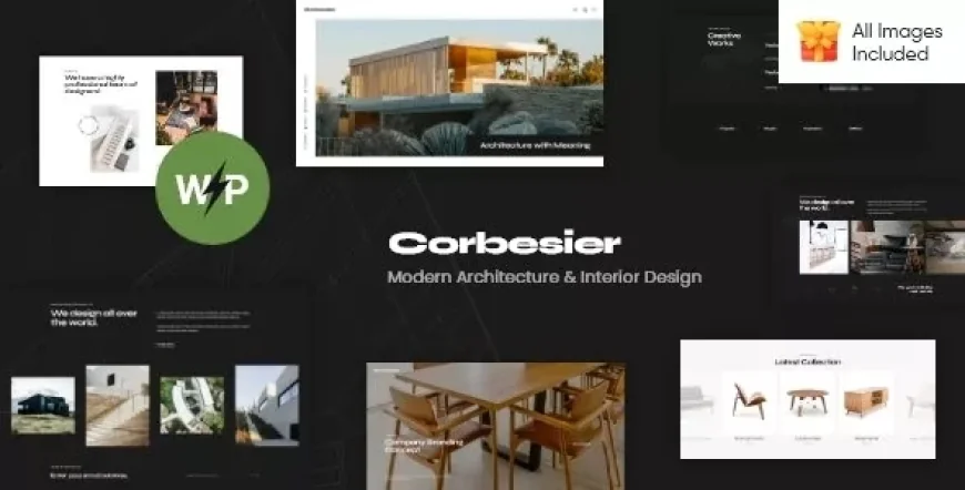 Corbesier - Modern Architecture &amp; Interior Design WordPress Theme v1.15