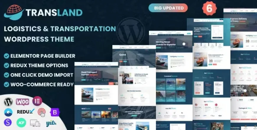 Transland - Transportation &amp; Logistics WordPress Theme v2.3.0