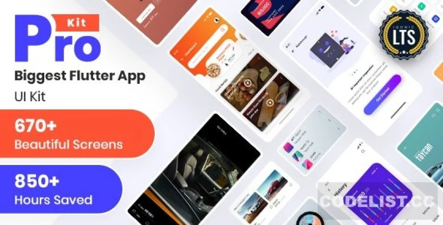 Prokit v10.0 - Biggest Flutter UI Kit