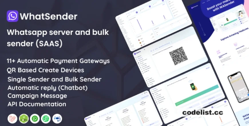 WhatSender v4.6.5 - Whatsapp server and bulk sender (SAAS) - nulled