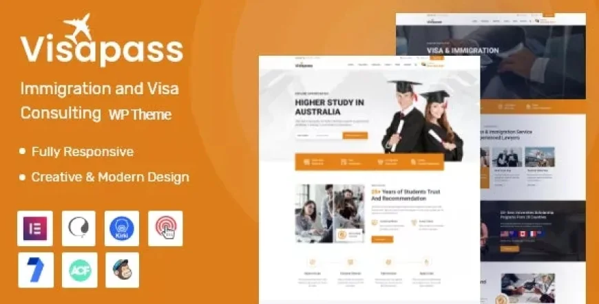 Visapass - Immigration Consulting WordPress Theme v1.1.0