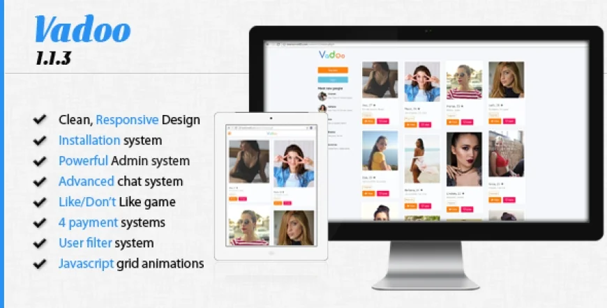 Vadoo v1.1.3 - Social network dating script
