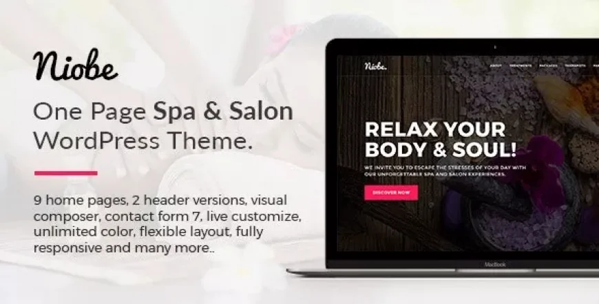 Niobe - Spa &amp; Salon WordPress Theme v1.2.8