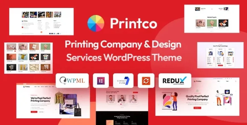 Printco - Printing Services WordPress Theme v1.0.1