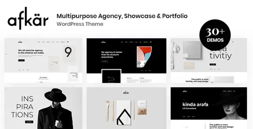 Afkar - Creative Portfolio WordPress Theme v1.0.4