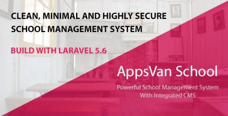 AppsVan School - School Management System With Integrated CMS