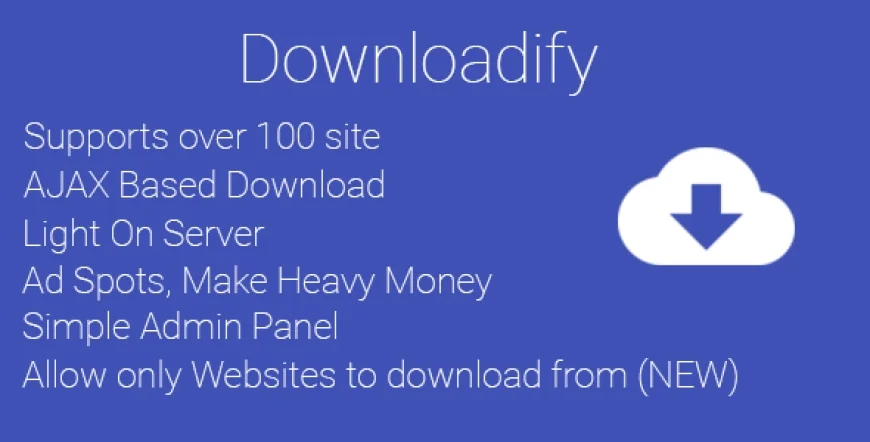 Downloadify - Video Downloader v1.0
